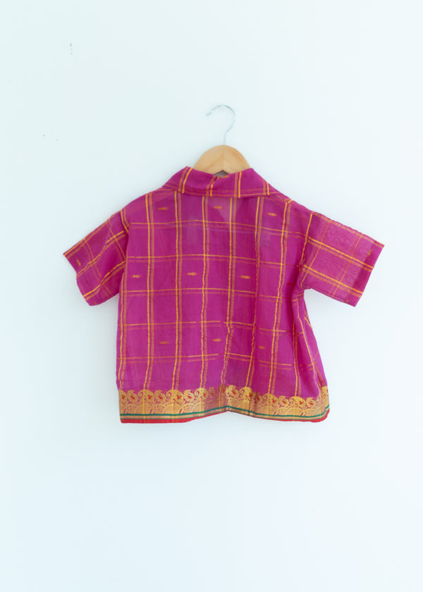 School Boy Shirt- 4y Sari Pink