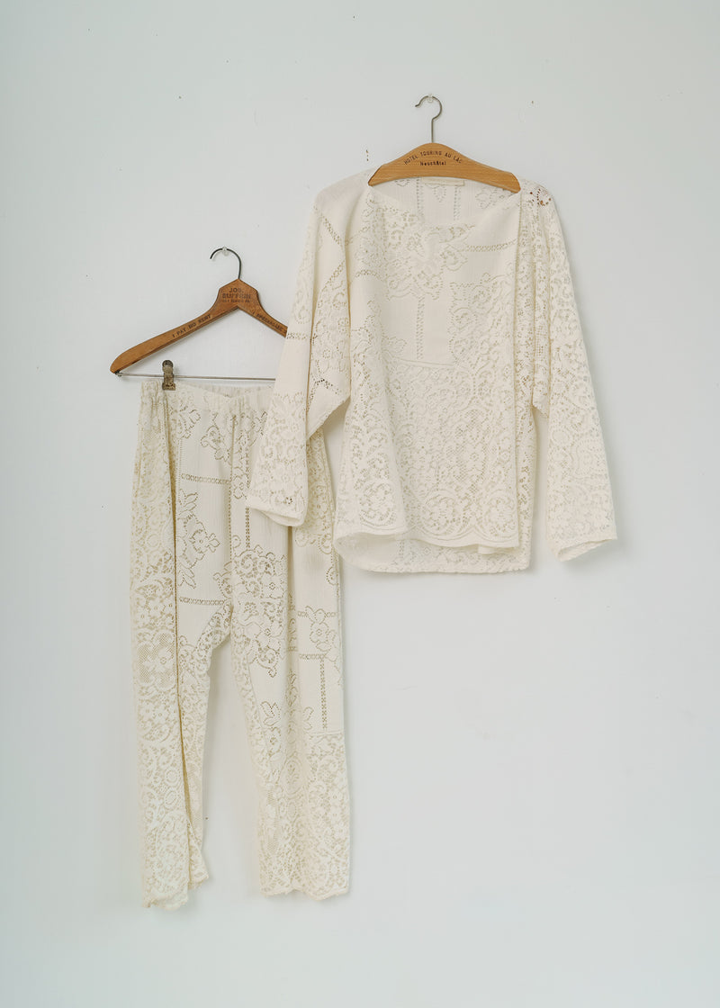 Gusset Pant- Vintage Lace Jubilee off white