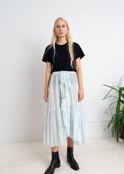 Pale Blue Frill Skirt